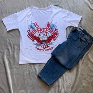 Distressed Graphic T-shirt